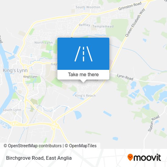 Birchgrove Road map
