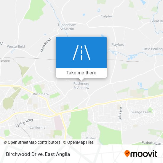 Birchwood Drive map