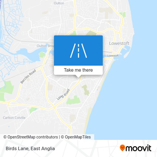 Birds Lane map