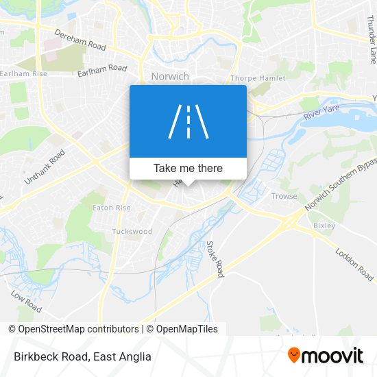 Birkbeck Road map