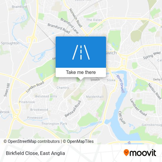 Birkfield Close map