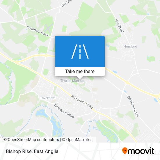 Bishop Rise map