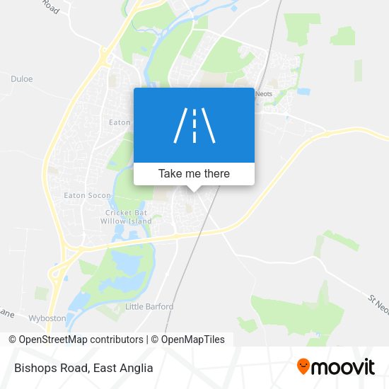 Bishops Road map