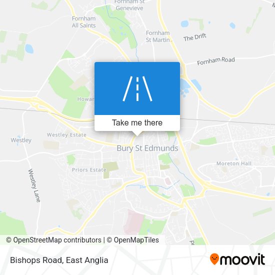 Bishops Road map