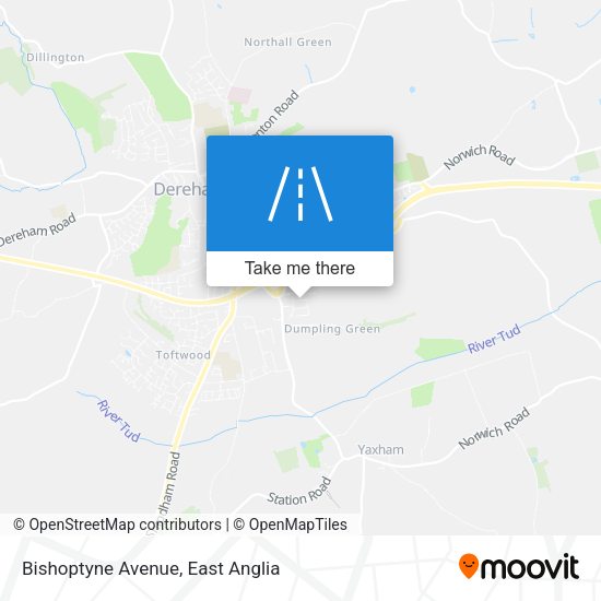 Bishoptyne Avenue map