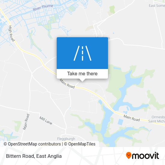 Bittern Road map