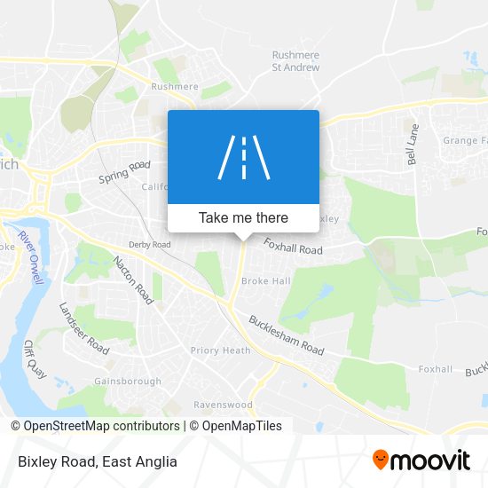 Bixley Road map