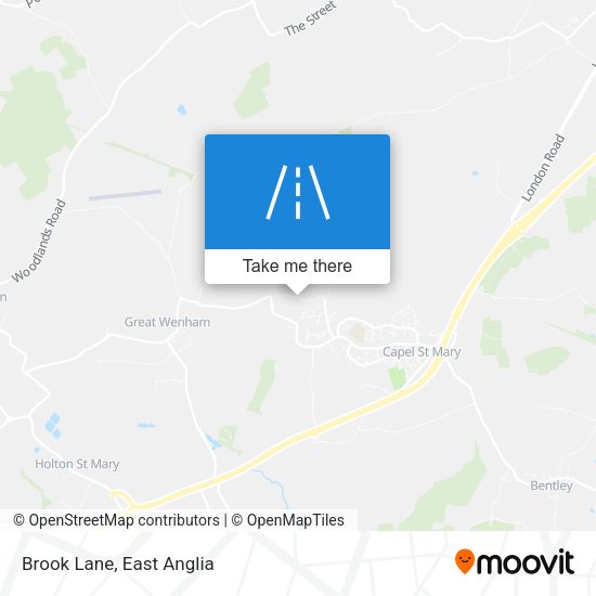 Brook Lane map