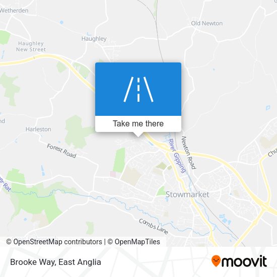 Brooke Way map
