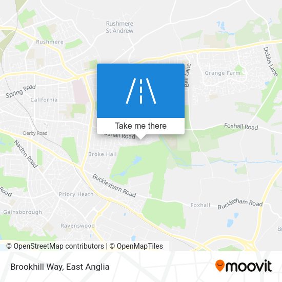 Brookhill Way map