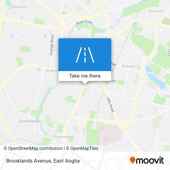 Brooklands Avenue map