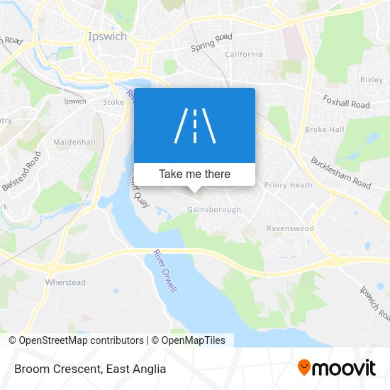 Broom Crescent map