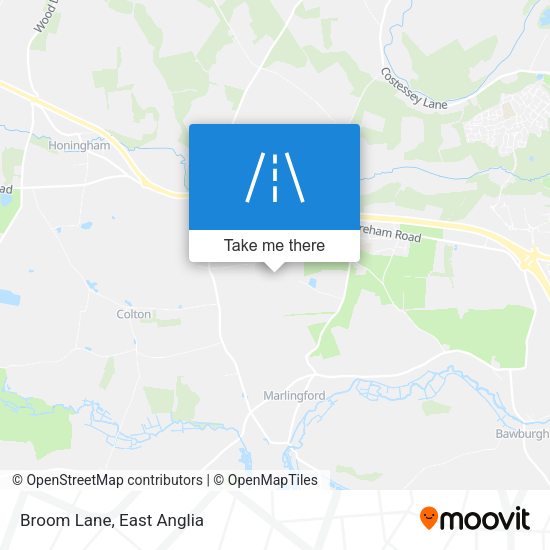 Broom Lane map