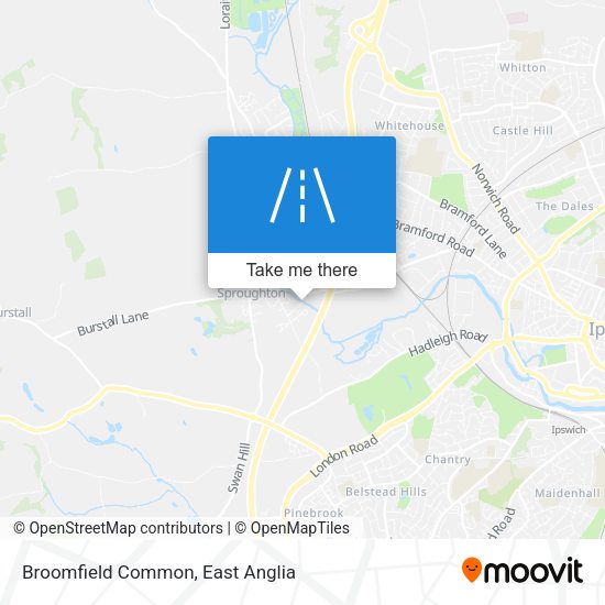 Broomfield Common map
