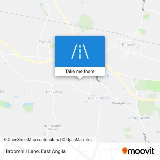 Broomhill Lane map