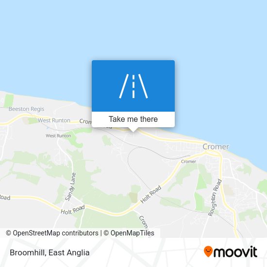 Broomhill map