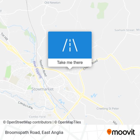 Broomspath Road map