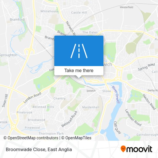 Broomwade Close map