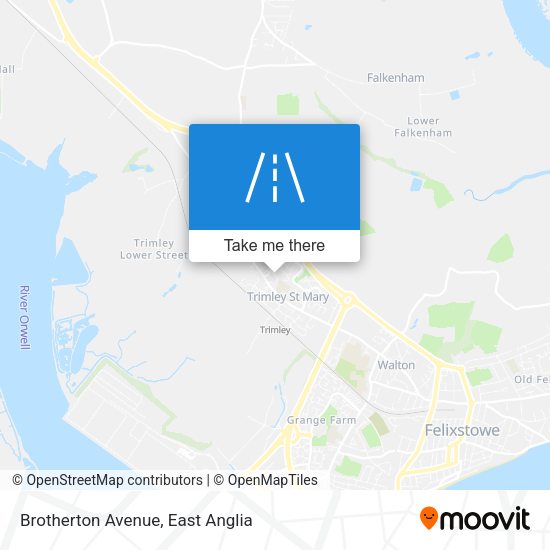 Brotherton Avenue map