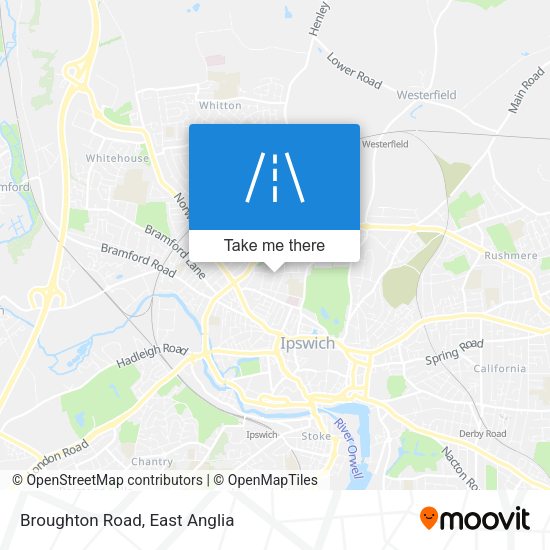 Broughton Road map