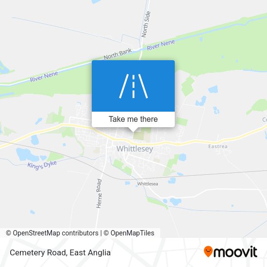 Cemetery Road map