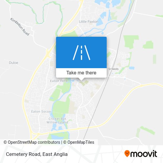 Cemetery Road map