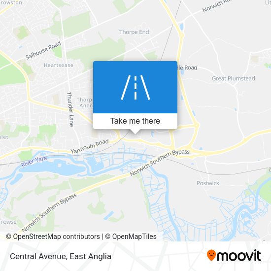 Central Avenue map