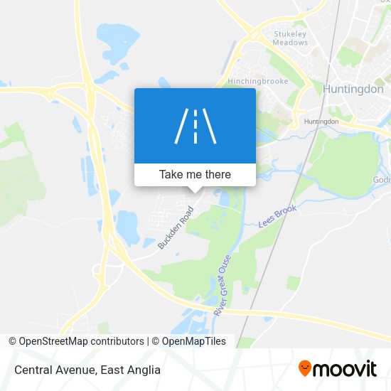 Central Avenue map