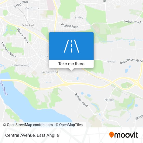 Central Avenue map