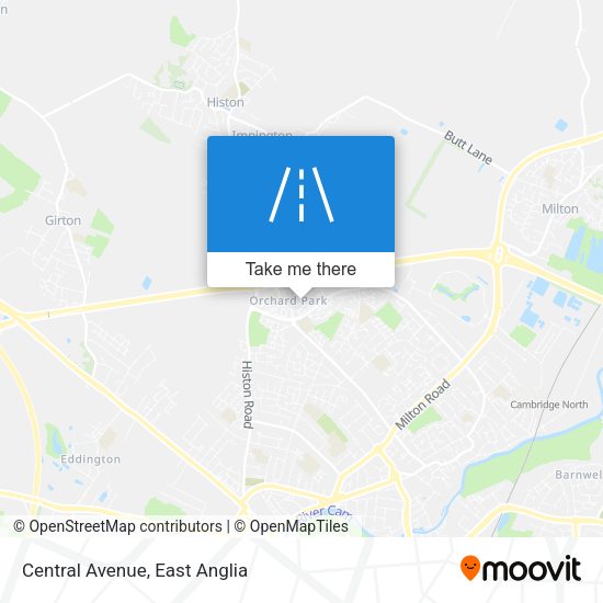 Central Avenue map