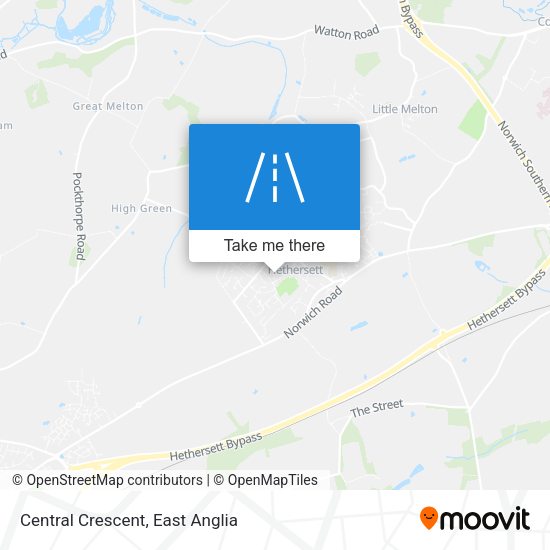 Central Crescent map