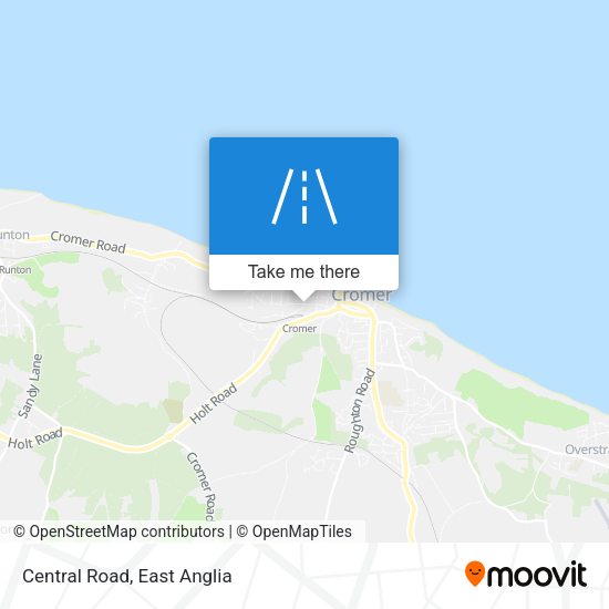Central Road map