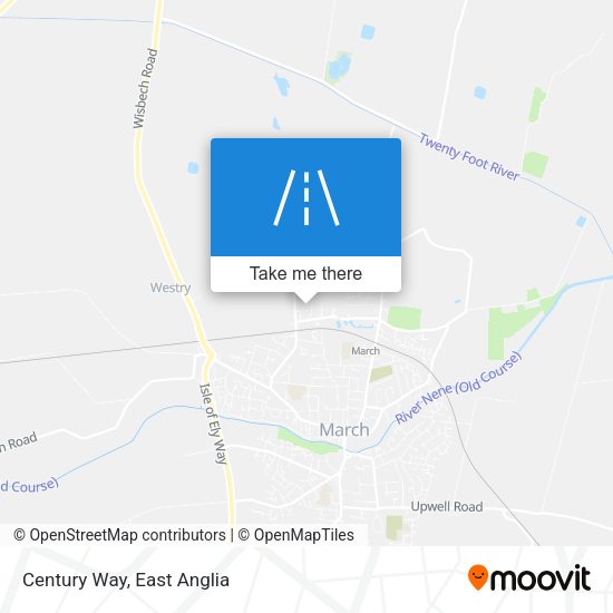 Century Way map