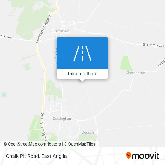 Chalk Pit Road map