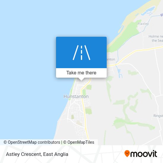 Astley Crescent map