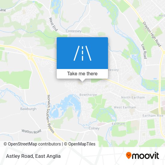 Astley Road map