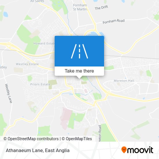 Athanaeum Lane map