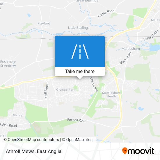 Athroll Mews map