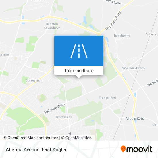 Atlantic Avenue map