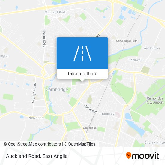 Auckland Road map