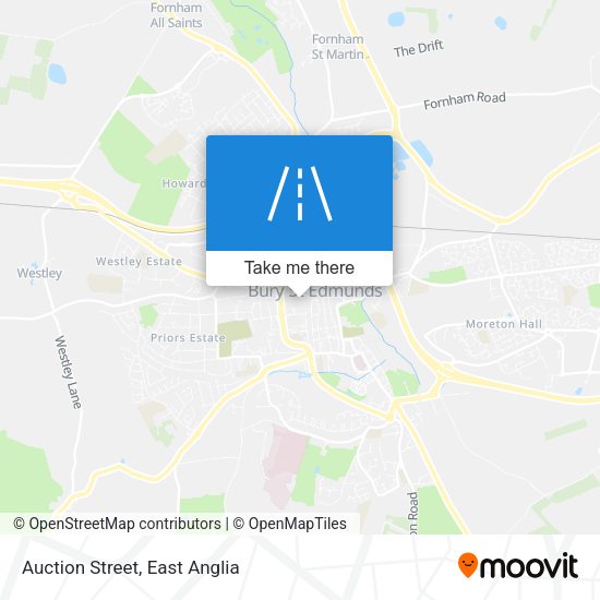 Auction Street map