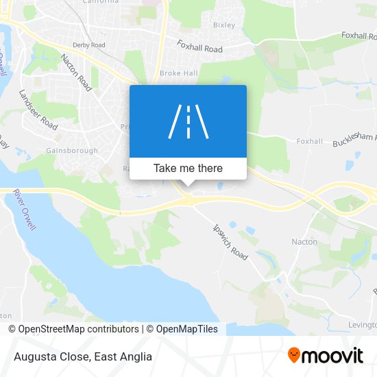 Augusta Close map