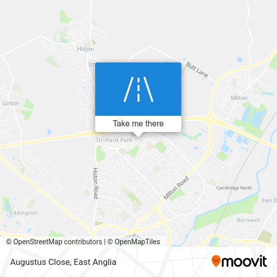 Augustus Close map