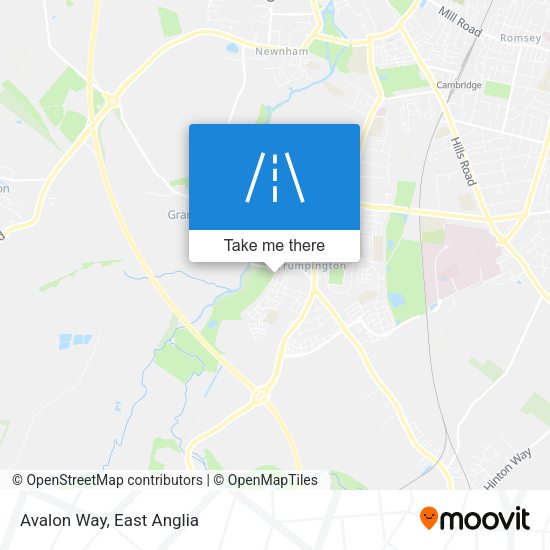 Avalon Way map