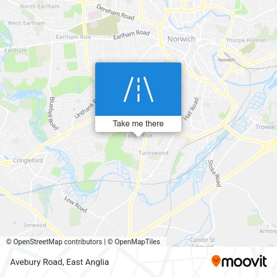 Avebury Road map