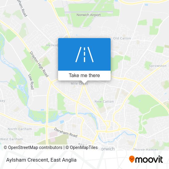 Aylsham Crescent map