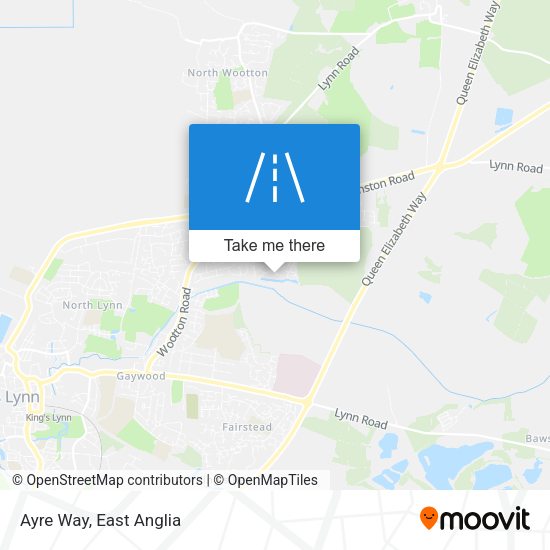 Ayre Way map