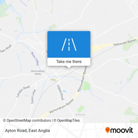 Ayton Road map