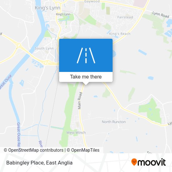 Babingley Place map