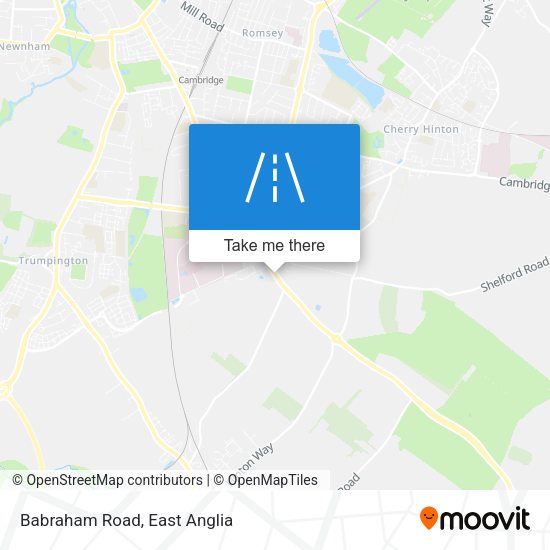 Babraham Road map